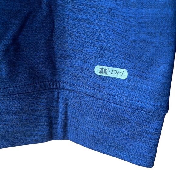 NEW RBX Navy Blue Tech Fleece Zip Up 100% Polyester Size Medium - Picture 12 of 14